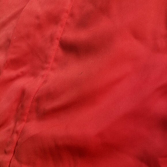 Joie Flowing Red Silk Maxi Skirt Women's Small - Picture 11 of 12